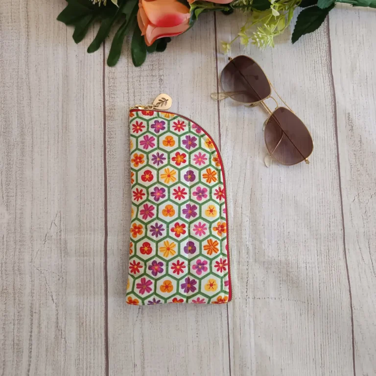 Funda de gafas con cremallera — Geométrico