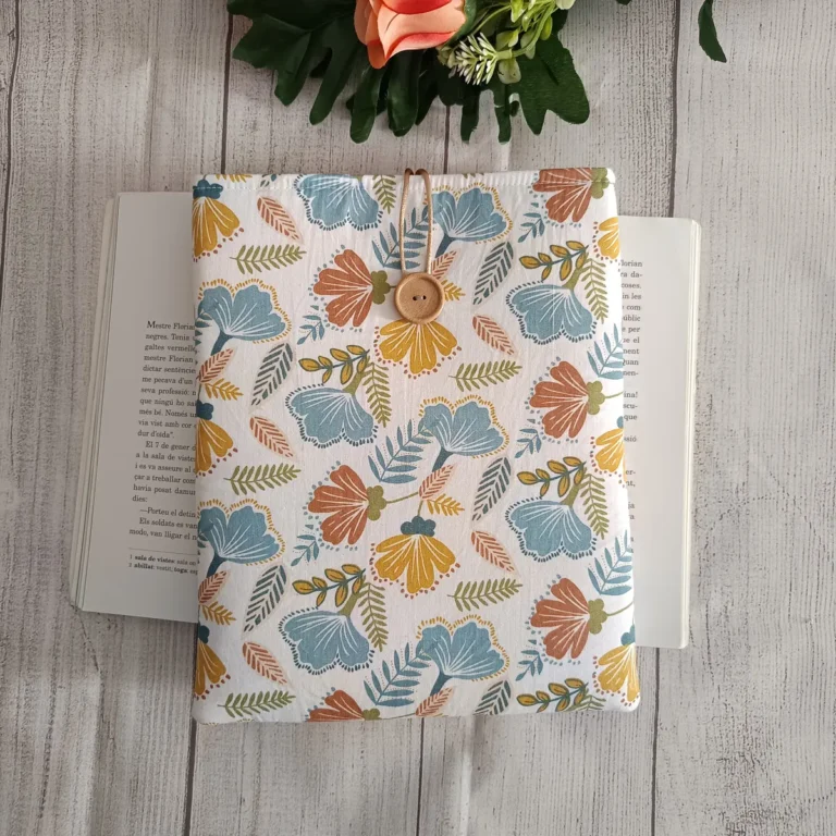 Funda para libros de tela — Primavera
